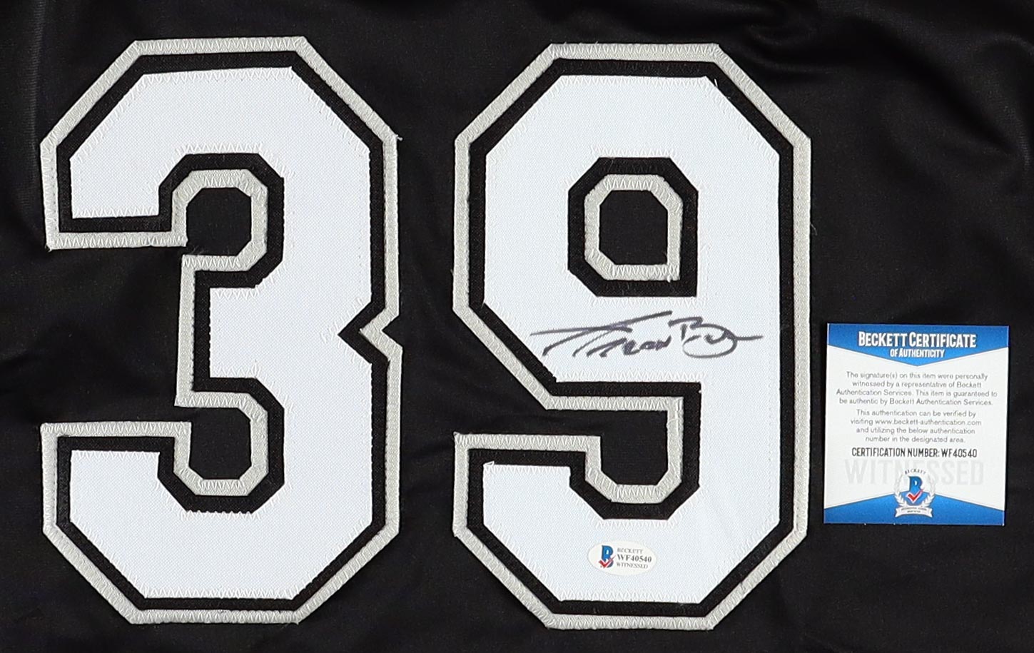 Aaron Bummer Signed Jersey (Beckett) at PristineAuction.com Aaron Bummer Signed Jersey (Beckett) at PristineAuction.com