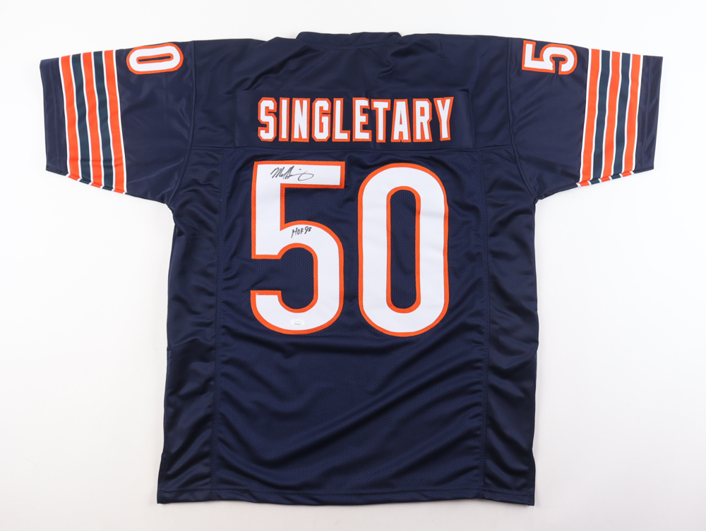 Mike Singletary Signed Jersey Inscribed "HOF 98" (JSA) at PristineAuction.com Mike Singletary Signed Jersey Inscribed "HOF 98" (JSA) at PristineAuction.com
