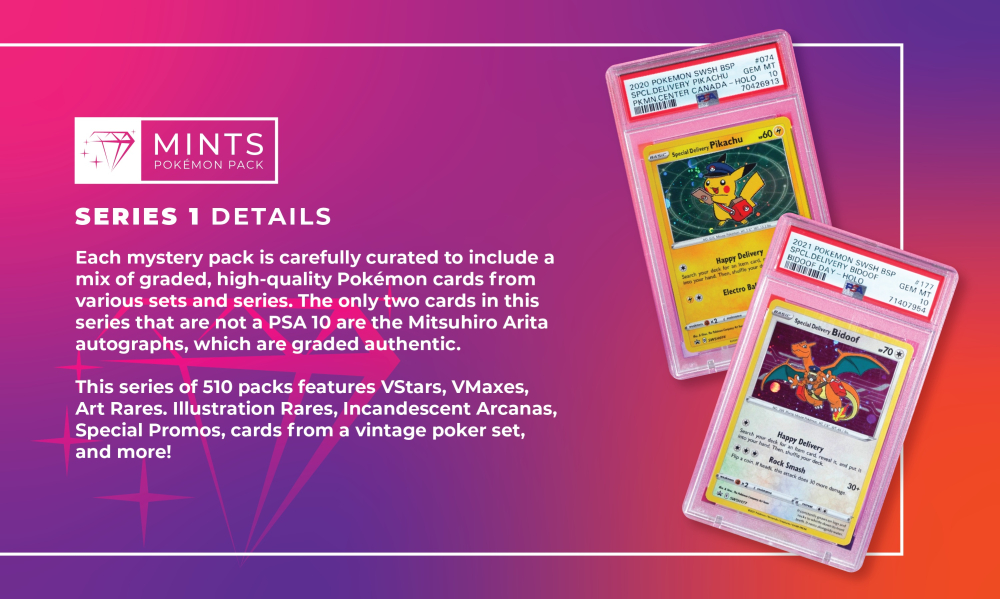 Mints Pokémon Premium Mystery Pack Pristine Auction
