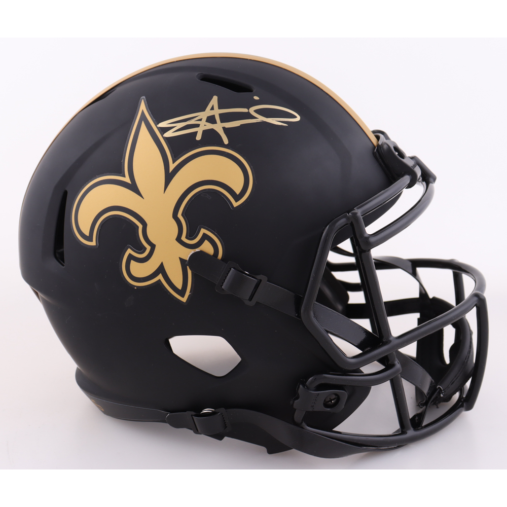 Réplica De Casco New Orleans Saints Riddell Speed - Green Gridiron, Inc - Foto 3