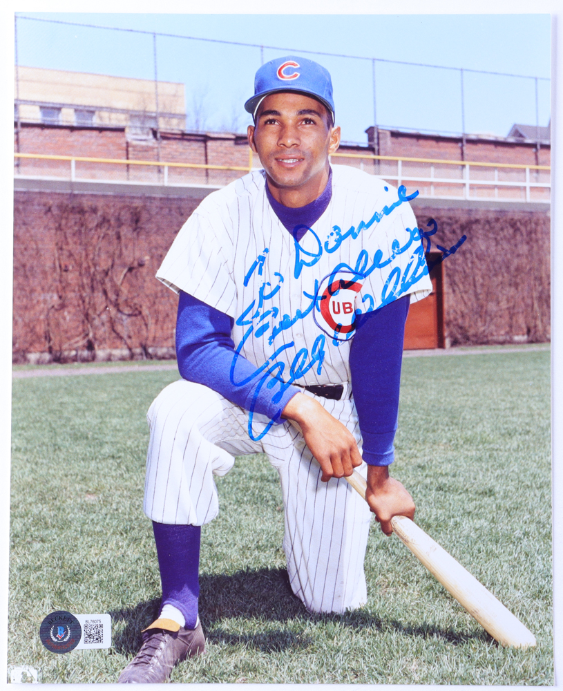 Billy Williams Signed Cubs 8x10 Photo Inscribed 