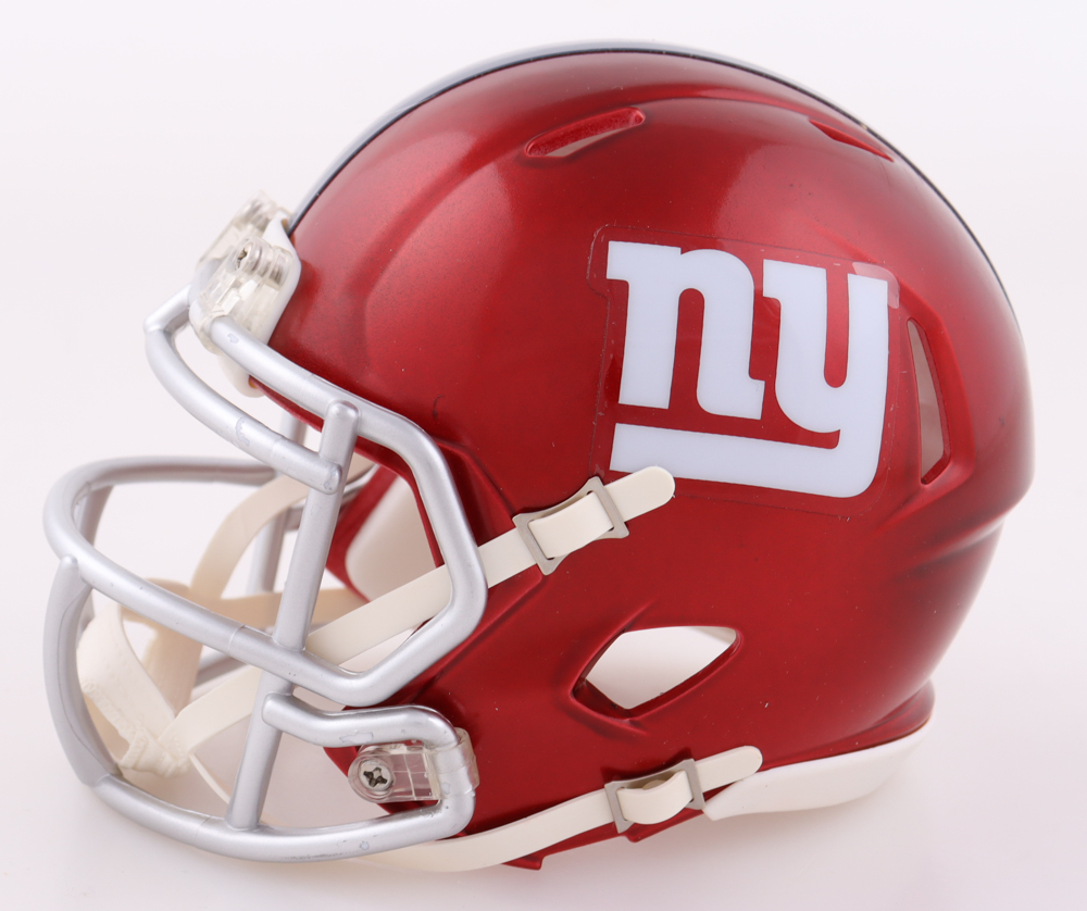 Isaiah Hodgins Signed Giants Flash Alternate Speed Mini Helmet (JSA) at PristineAuction.com Isaiah Hodgins Signed Giants Flash Alternate Speed Mini Helmet (JSA) at PristineAuction.com