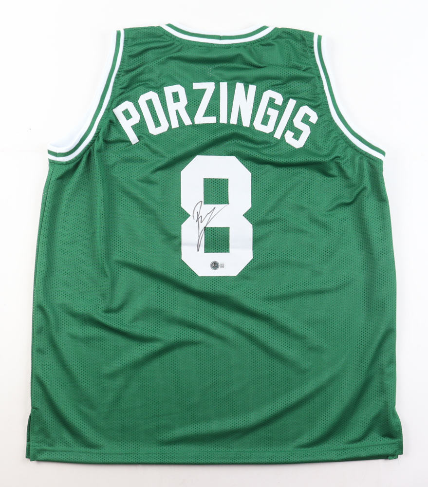 Kristaps Porzingis Signed Jersey (Beckett) at PristineAuction.com Kristaps Porzingis Signed Jersey (Beckett) at PristineAuction.com