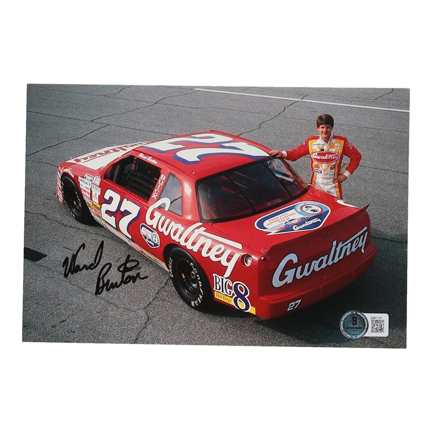 Ward Burton Signed NASCAR 6x8 Photo (Beckett) at PristineAuction.com Ward Burton Signed NASCAR 6x8 Photo (Beckett) at PristineAuction.com
