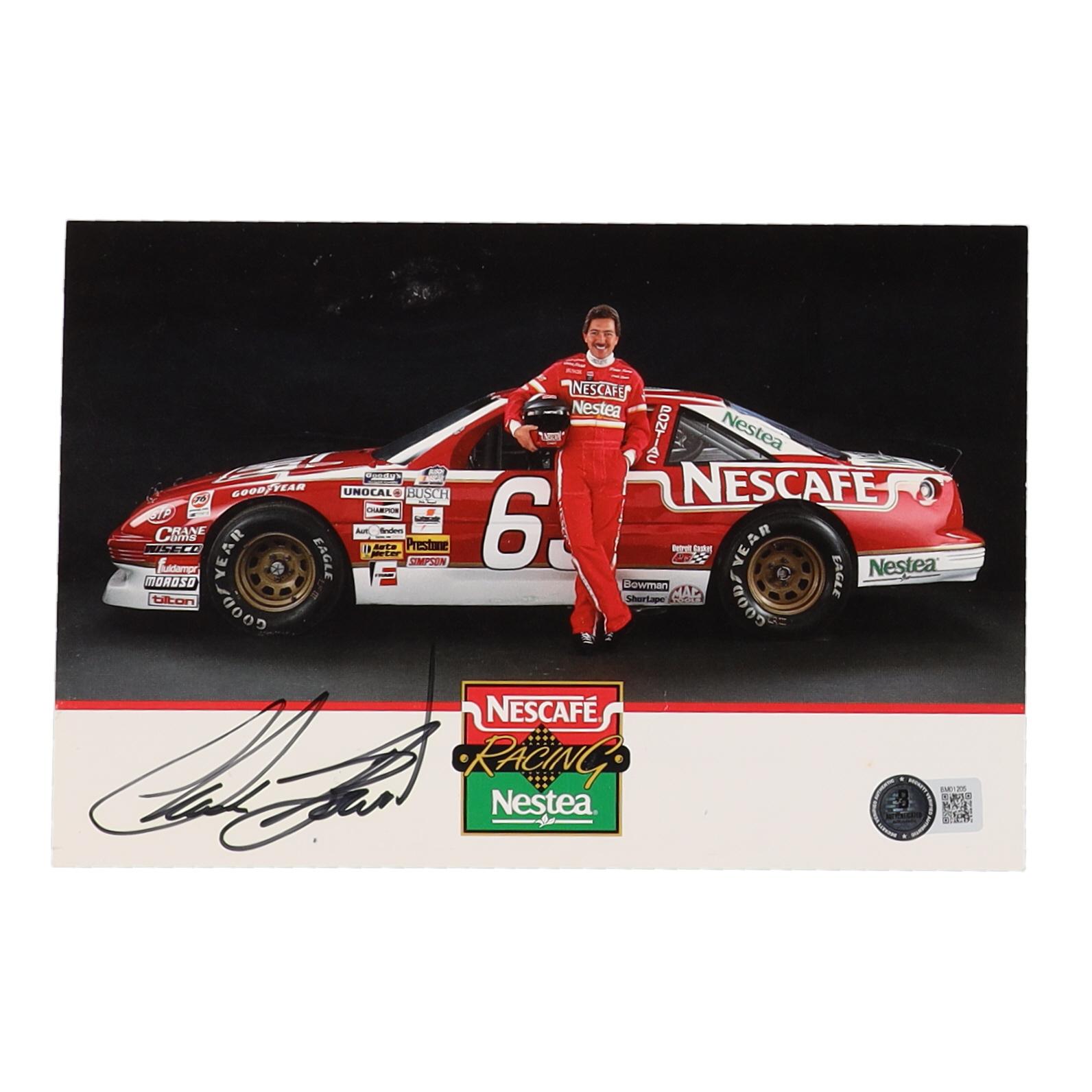 Chuck Bown Signed NASCAR 6x9 Photo (Beckett) at PristineAuction.com Chuck Bown Signed NASCAR 6x9 Photo (Beckett) at PristineAuction.com