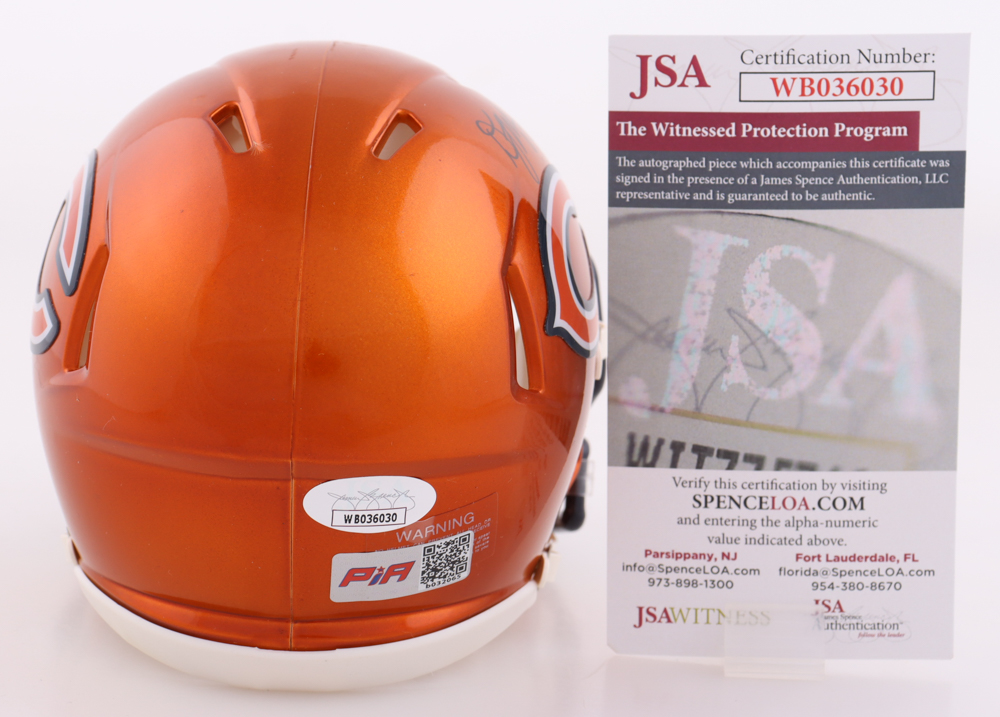 D. J. Moore Signed Bears Flash Alternate Speed Mini Helmet (JSA) at PristineAuction.com D. J. Moore Signed Bears Flash Alternate Speed Mini Helmet (JSA) at PristineAuction.com