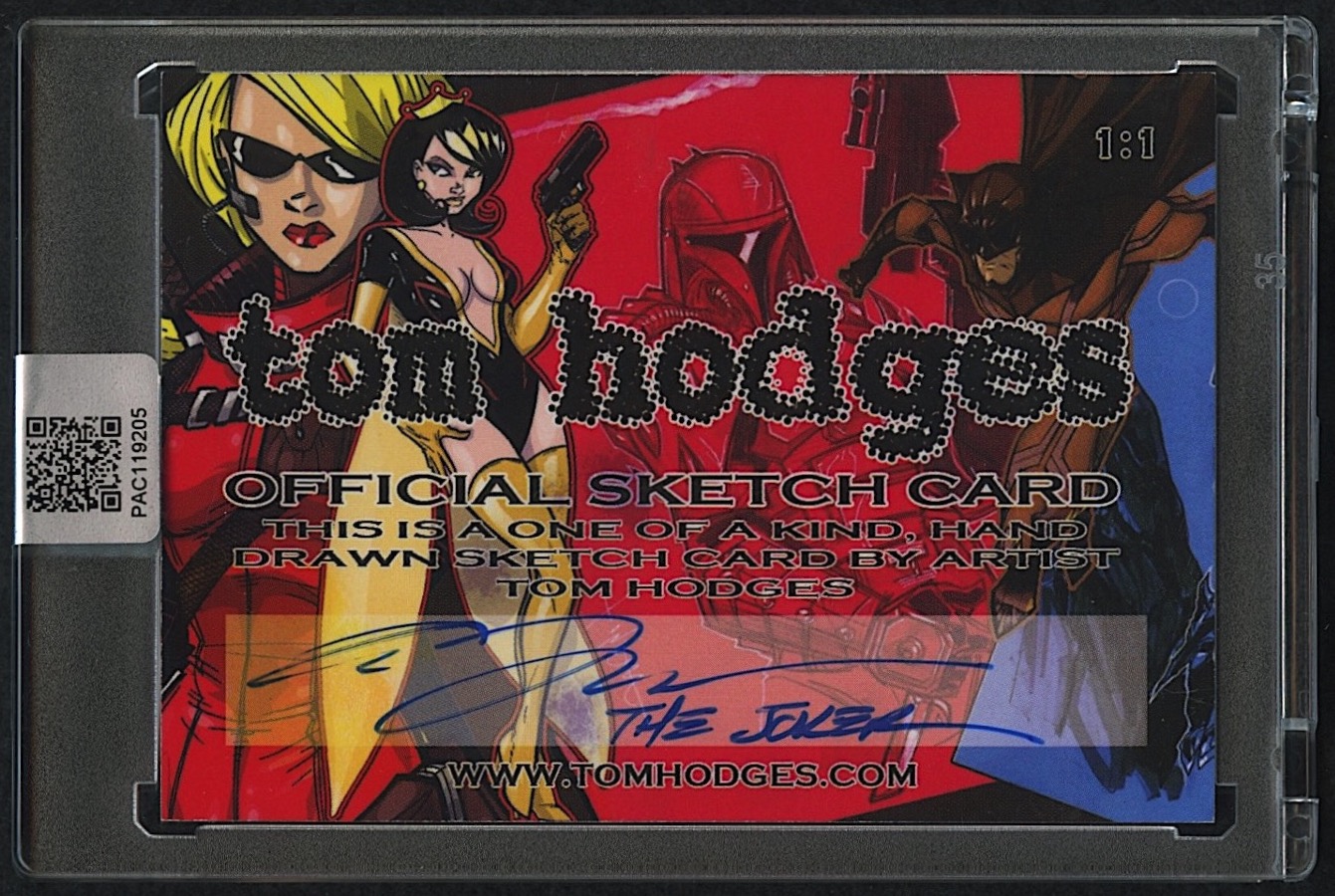 Joker | Heath Ledger | Batman | DC Comics | Original Art Sketch Card by Tom Hodges (1/1 Original Art) at PristineAuction.com Joker | Heath Ledger | Batman | DC Comics | Original Art Sketch Card by Tom Hodges (1/1 Original Art) at PristineAuction.com