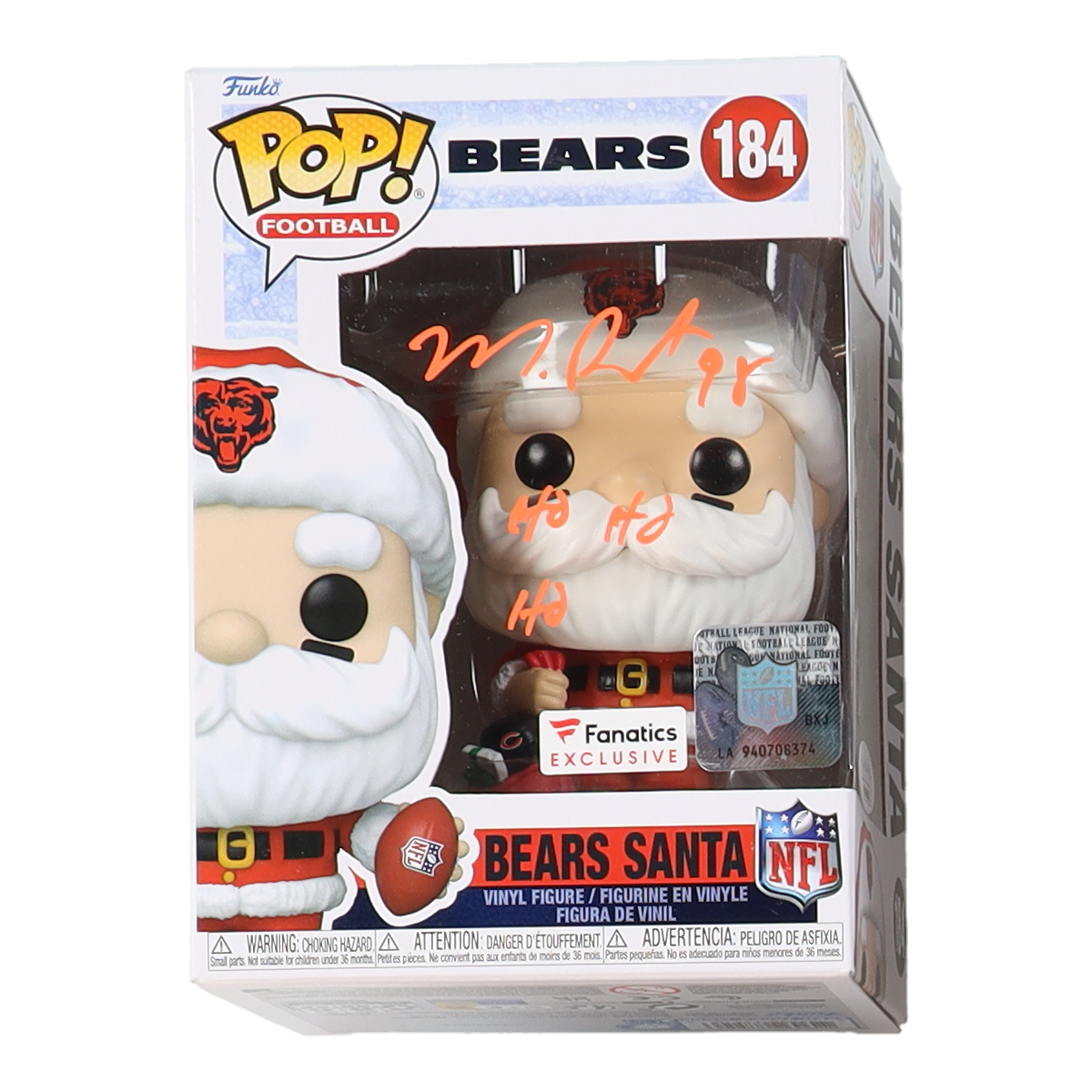 Montez Sweat Signed Bears #184 Bears Santa Funko Pop! Vinyl Figure Inscribed "Ho Ho Ho" (JSA) at PristineAuction.com Montez Sweat Signed Bears #184 Bears Santa Funko Pop! Vinyl Figure Inscribed "Ho Ho Ho" (JSA) at PristineAuction.com