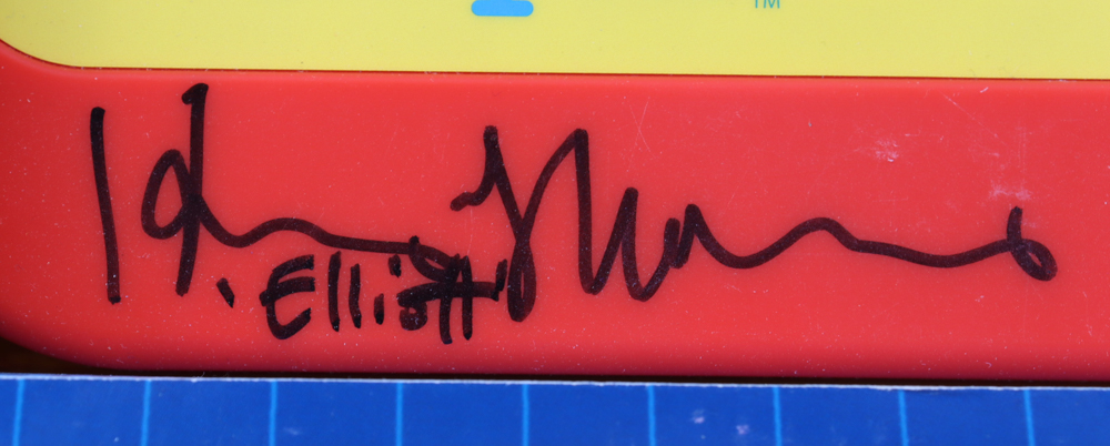 Henry Thomas & Matthew Demeritt Signed "E.T." Speak & Spell Game Inscribed "ET" & "Elliott" (Beckett) at PristineAuction.com Henry Thomas & Matthew Demeritt Signed "E.T." Speak & Spell Game Inscribed "ET" & "Elliott" (Beckett) at PristineAuction.com