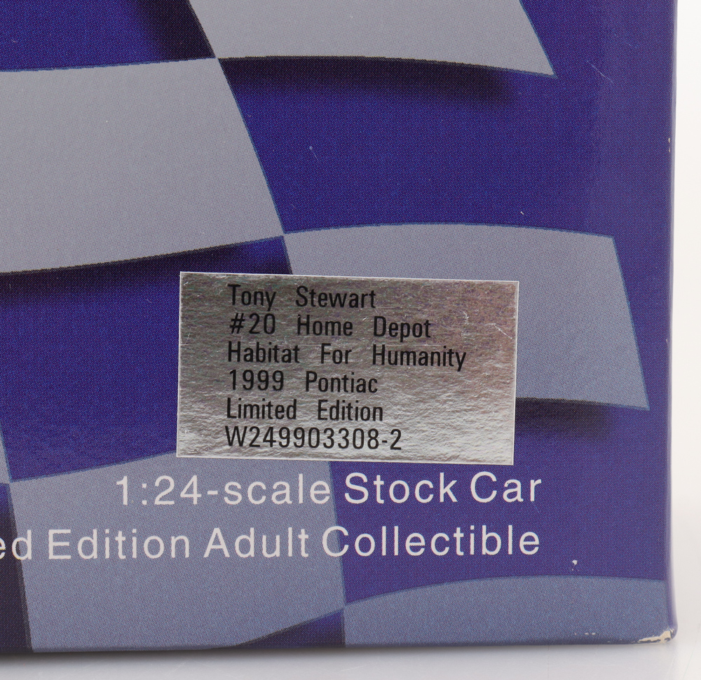 Tony Stewart Signed LE #20 The Home Depot Habitat For Humanity 1999