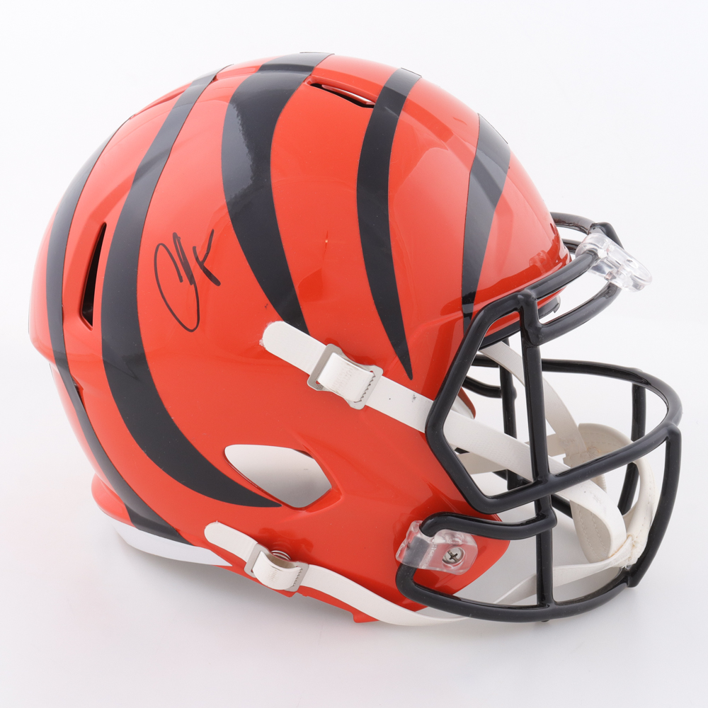 Chad "Ochocinco" Johnson Signed Bengals Full-Size Speed Helmet (Beckett) at PristineAuction.com Chad "Ochocinco" Johnson Signed Bengals Full-Size Speed Helmet (Beckett) at PristineAuction.com