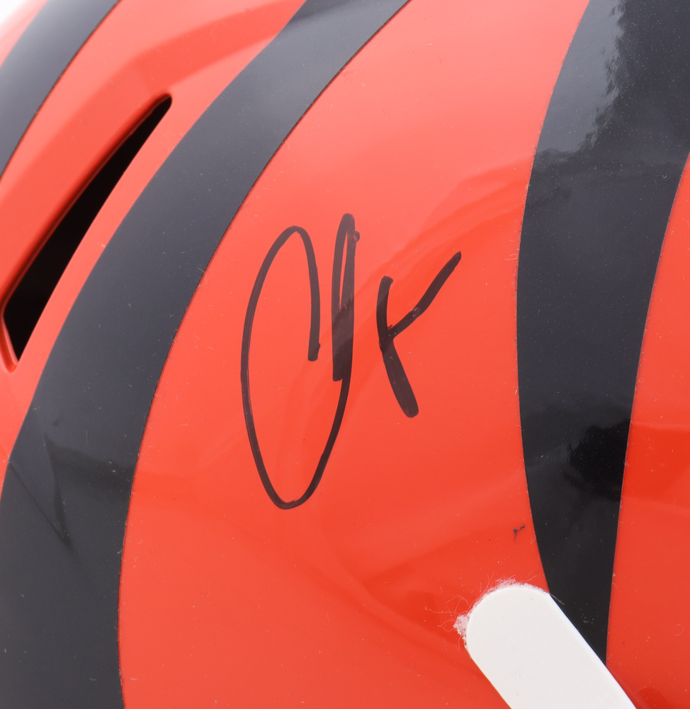 Chad "Ochocinco" Johnson Signed Bengals Full-Size Speed Helmet (Beckett) at PristineAuction.com Chad "Ochocinco" Johnson Signed Bengals Full-Size Speed Helmet (Beckett) at PristineAuction.com