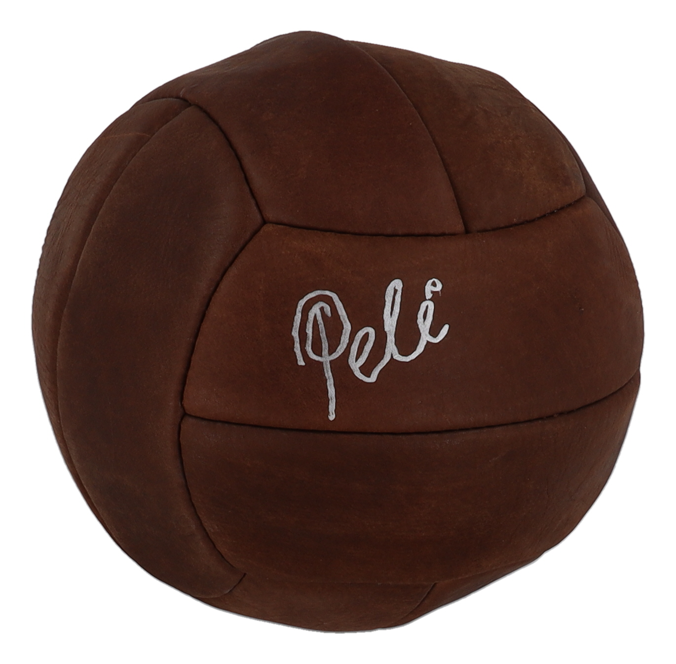 Pele Signed Vintage Soccer Ball (Beckett) at PristineAuction.com Pele Signed Vintage Soccer Ball (Beckett) at PristineAuction.com