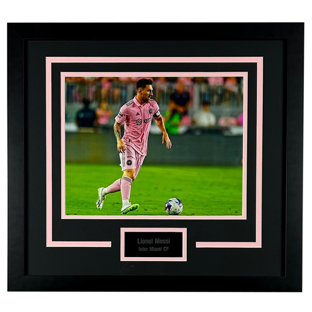 Lionel Messi Inter Miami Custom Framed Photo Display with Nameplate ...