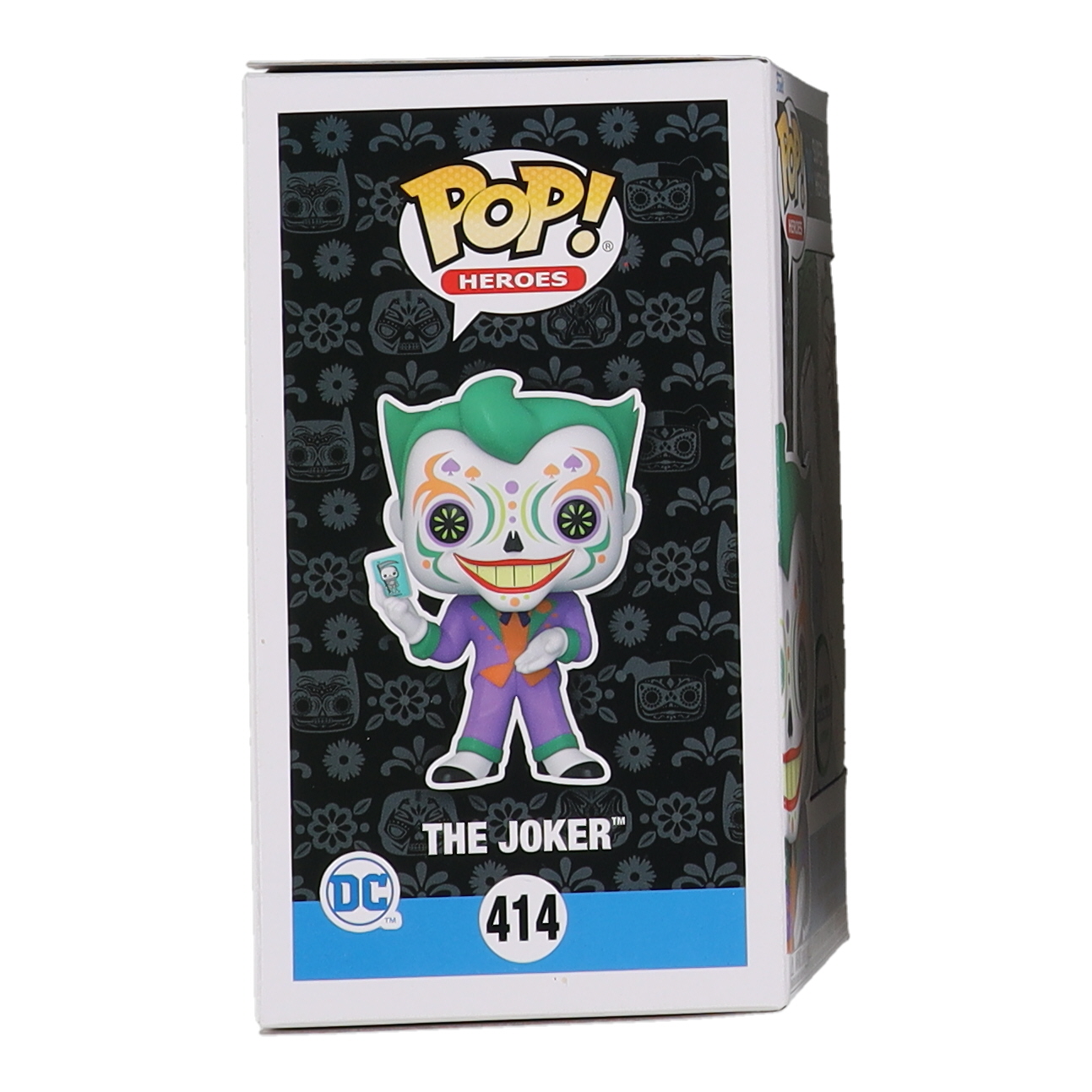 The Joker "DC Super Heroes" #414 Funko Pop! Vinyl Bobble-Head Figure with Custom Joker Artwork by Anthony "Ram Fam" Ramirez (PA) at PristineAuction.com The Joker "DC Super Heroes" #414 Funko Pop! Vinyl Bobble-Head Figure with Custom Joker Artwork by Anthony "Ram Fam" Ramirez (PA) at PristineAuction.com