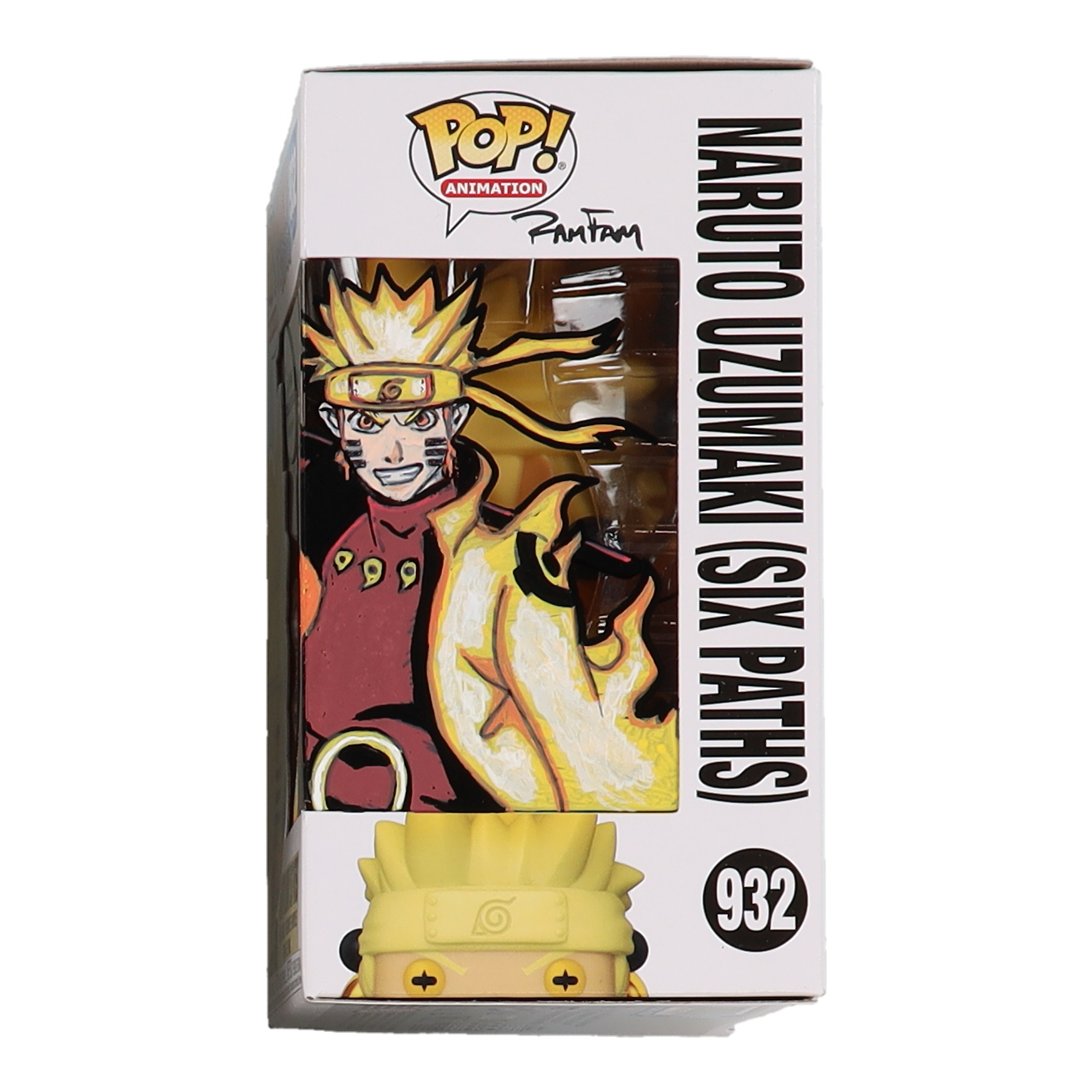 Naruto Uzumaki (Six Paths) "Naruto Shippuden" #932 Funko Pop! Vinyl Figure with Custom Naruto Artwork by Anthony "Ram Fam" Ramirez (PA) at PristineAuction.com Naruto Uzumaki (Six Paths) "Naruto Shippuden" #932 Funko Pop! Vinyl Figure with Custom Naruto Artwork by Anthony "Ram Fam" Ramirez (PA) at PristineAuction.com