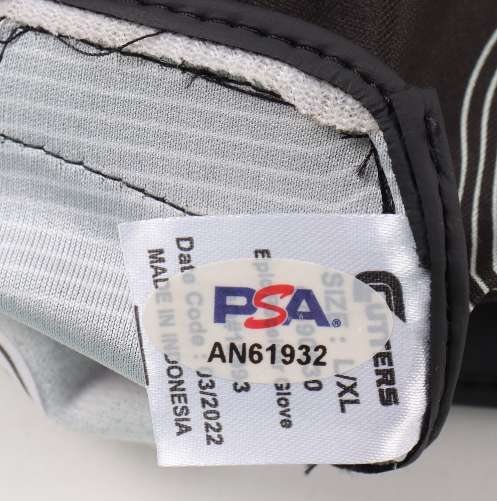 D. J. Moore Signed Football Glove (PSA) at PristineAuction.com D. J. Moore Signed Football Glove (PSA) at PristineAuction.com