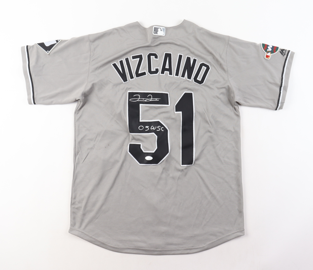 Luis Vizcaino Signed Jersey Inscribed "05 WSC" (JSA) at PristineAuction.com Luis Vizcaino Signed Jersey Inscribed "05 WSC" (JSA) at PristineAuction.com