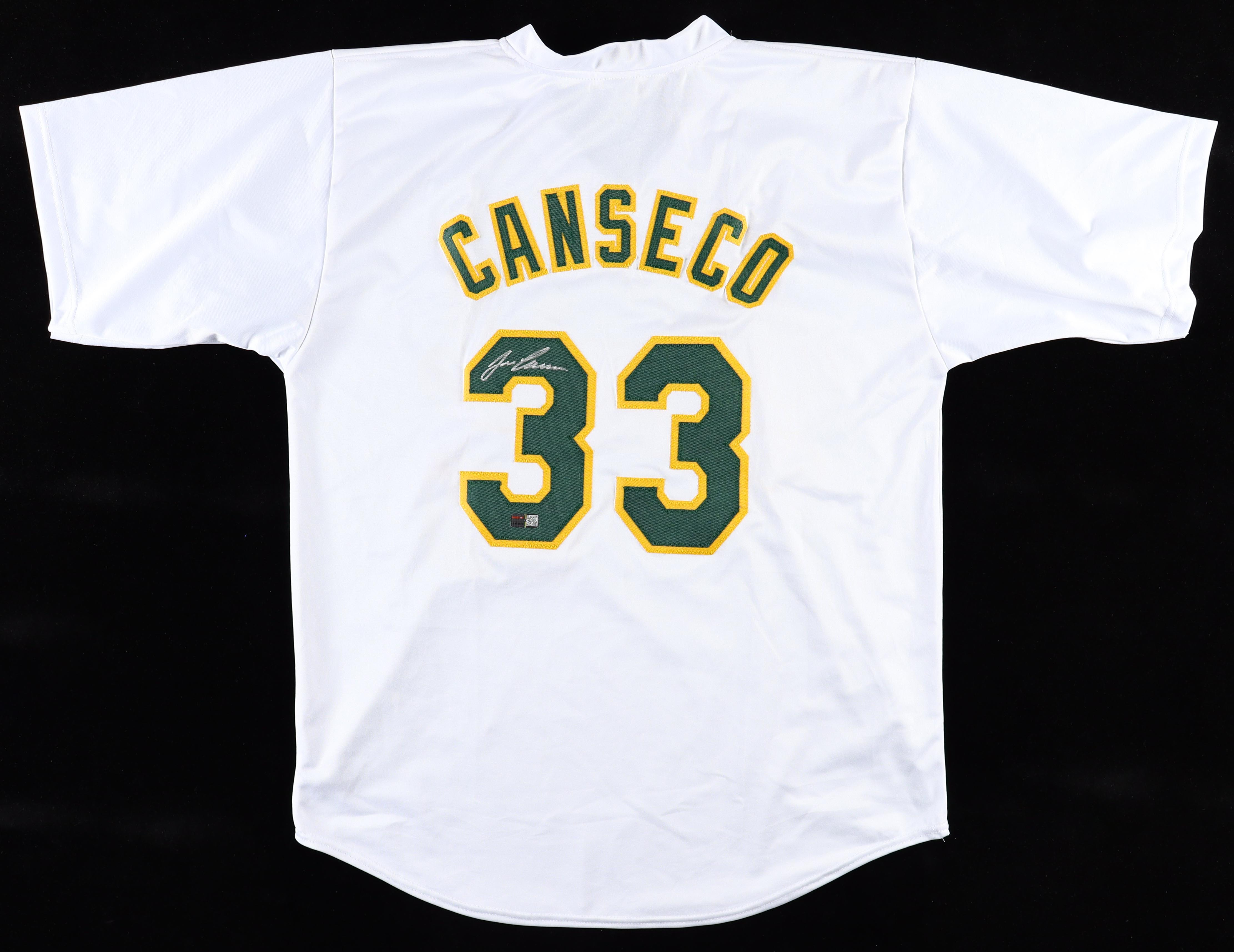 Jose Canseco Signed Jersey (TriStar) at PristineAuction.com Jose Canseco Signed Jersey (TriStar) at PristineAuction.com