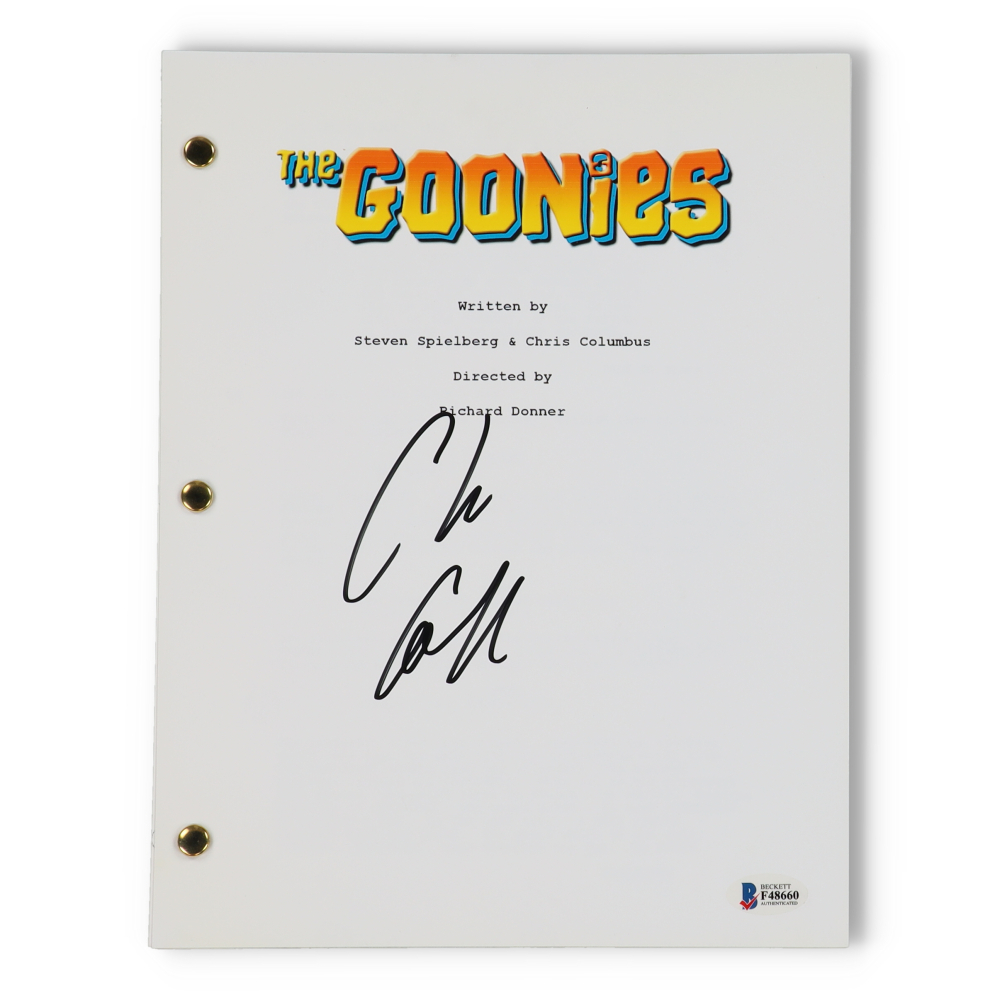 Script Columbus Chris Columbus Signed