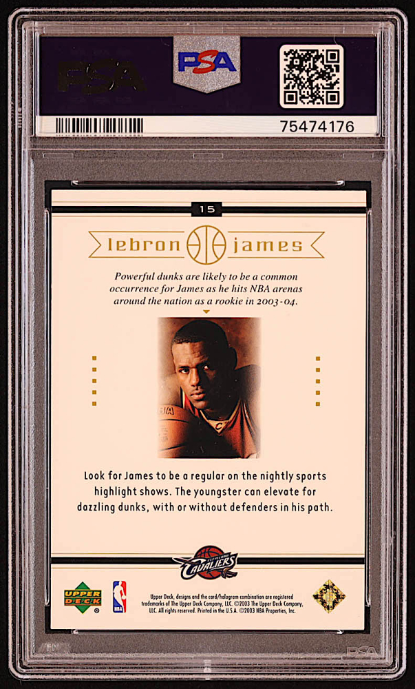 graded lebron james rookie cards 2003 Upper Deck Lebron Psa 10 Lebron Card 2003-04 Upper Deck LeBron James #3 Box 185552. 2003-04 Topps Basketball Lebron James