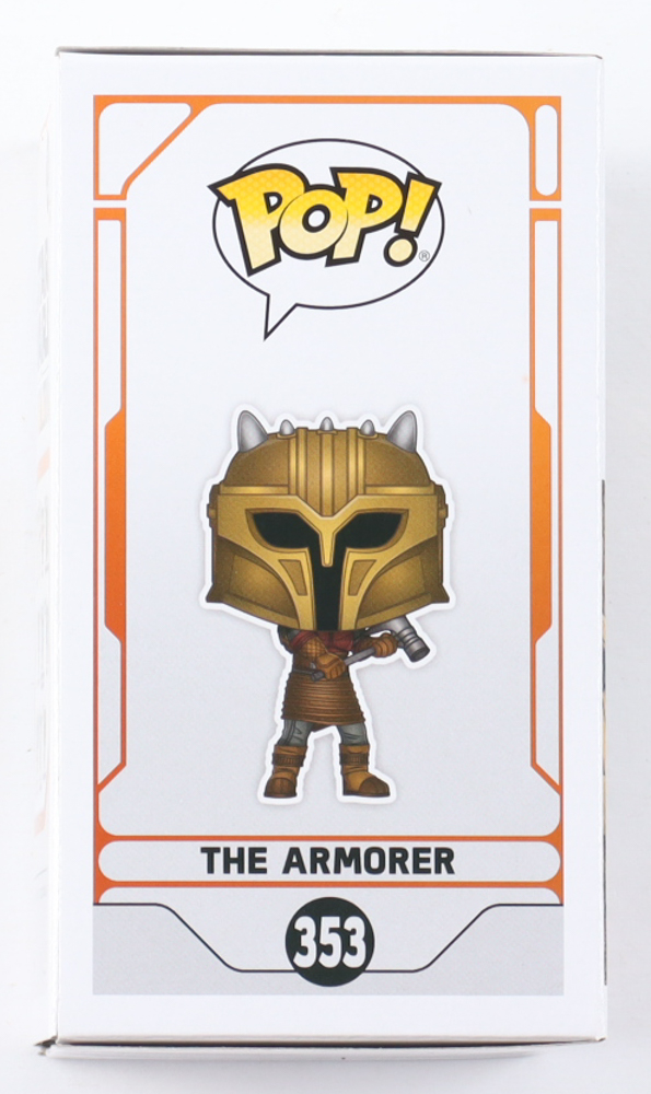 Emily Swallow Signed "Star Wars: The Mandalorian" #353 The Armorer Funko Pop! Vinyl Figure Inscribed "This is the Way. - The Armorer" (JSA) at PristineAuction.com Emily Swallow Signed "Star Wars: The Mandalorian" #353 The Armorer Funko Pop! Vinyl Figure Inscribed "This is the Way. - The Armorer" (JSA) at PristineAuction.com