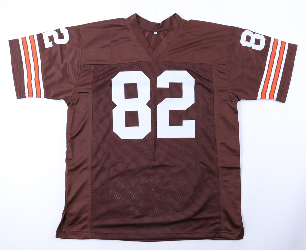 Ozzie Newsome Signed Career Highlight Stat Jersey (JSA) at PristineAuction.com Ozzie Newsome Signed Career Highlight Stat Jersey (JSA) at PristineAuction.com