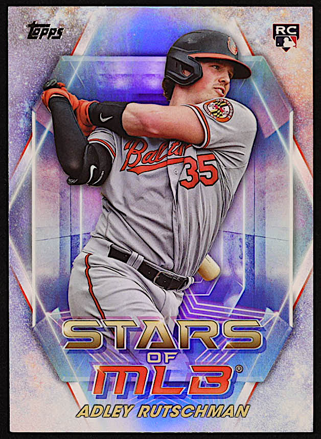 Adley Rutschman 2023 Topps Stars of MLB #SMLB22 RC at PristineAuction.com Adley Rutschman 2023 Topps Stars of MLB #SMLB22 RC at PristineAuction.com