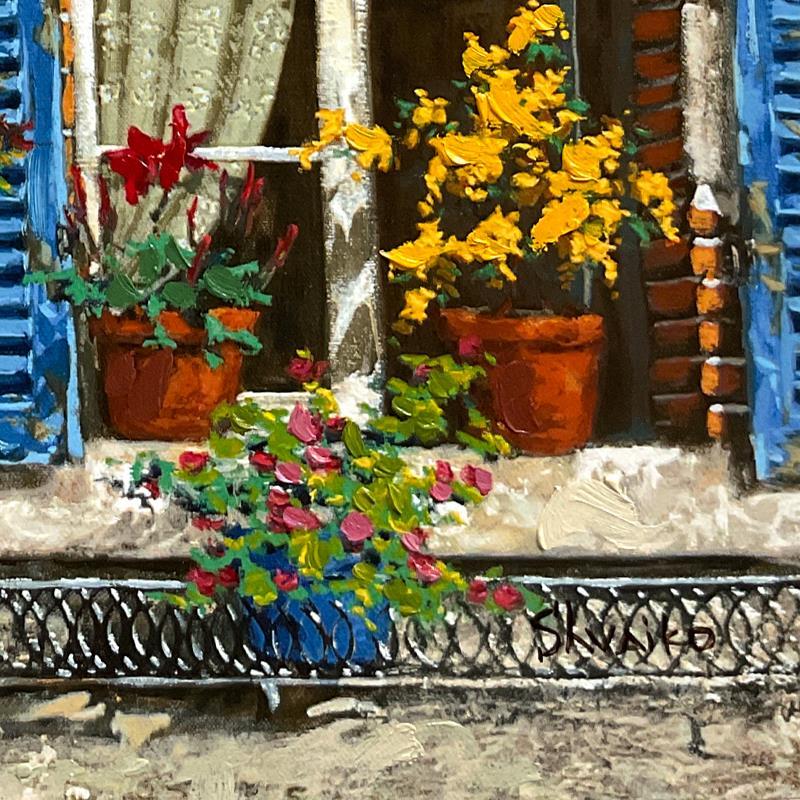 "Windows of Italy" LE 16x12 Hand-Embellished Printer's Proof on Canvas by Viktor Shvaiko (PA) at PristineAuction.com "Windows of Italy" LE 16x12 Hand-Embellished Printer's Proof on Canvas by Viktor Shvaiko (PA) at PristineAuction.com