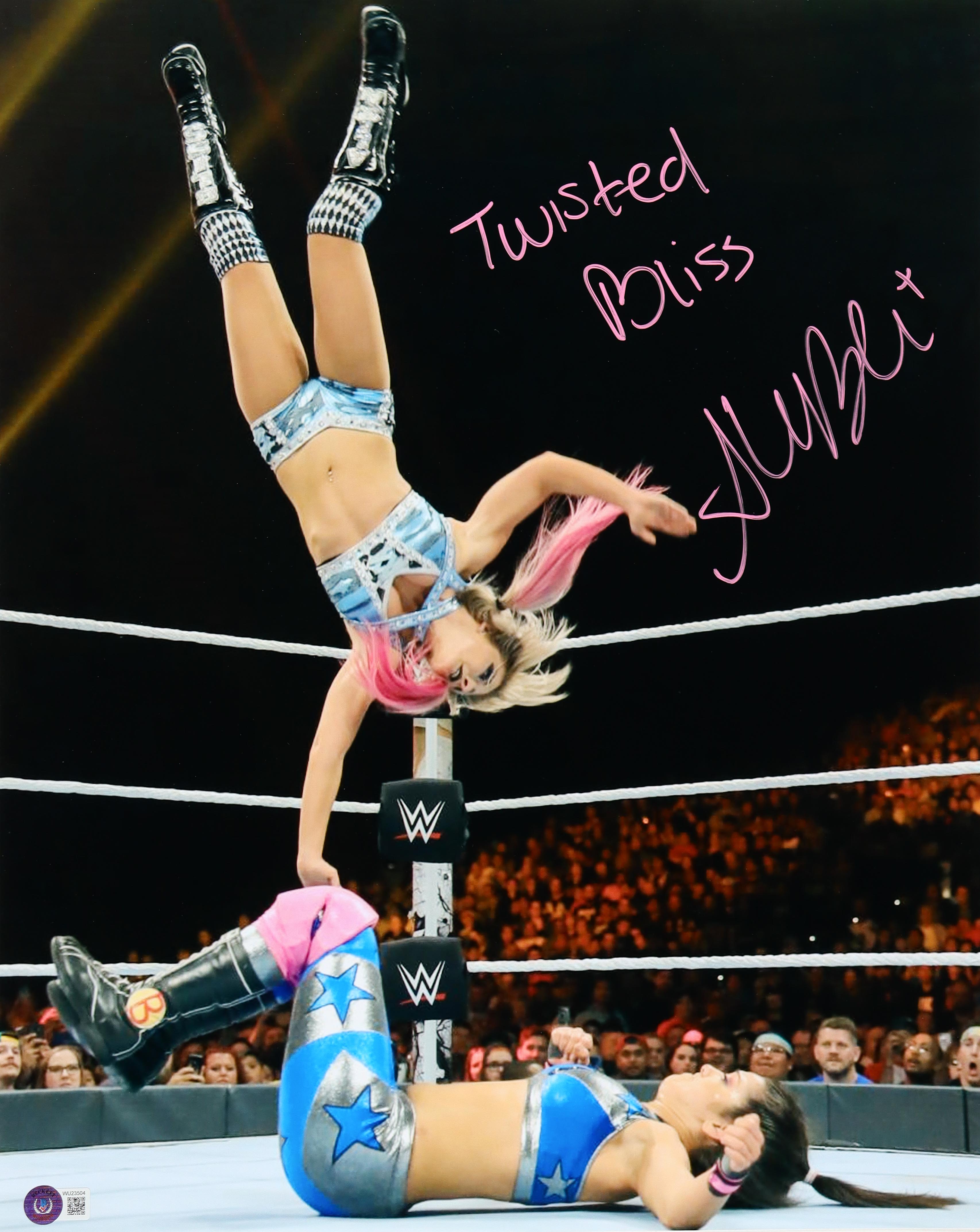 Alexa Bliss Signed WWE 16x20 Photo Inscribed "Twisted Bliss" (Beckett) at PristineAuction.com Alexa Bliss Signed WWE 16x20 Photo Inscribed "Twisted Bliss" (Beckett) at PristineAuction.com
