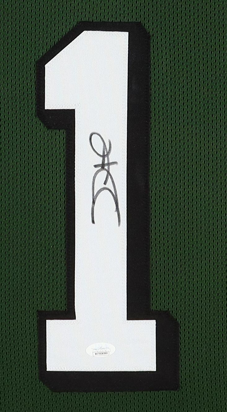 Jalen Hurts Signed Custom Framed Jersey Display (JSA) at PristineAuction.com Jalen Hurts Signed Custom Framed Jersey Display (JSA) at PristineAuction.com