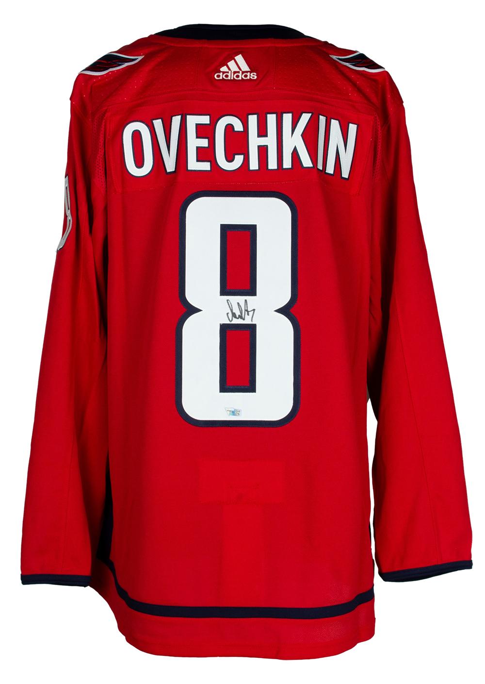 Alexander Ovechkin Signed Authentic Adidas Capitals Captain Jersey (Fanatics) at PristineAuction.com Alexander Ovechkin Signed Authentic Adidas Capitals Captain Jersey (Fanatics) at PristineAuction.com