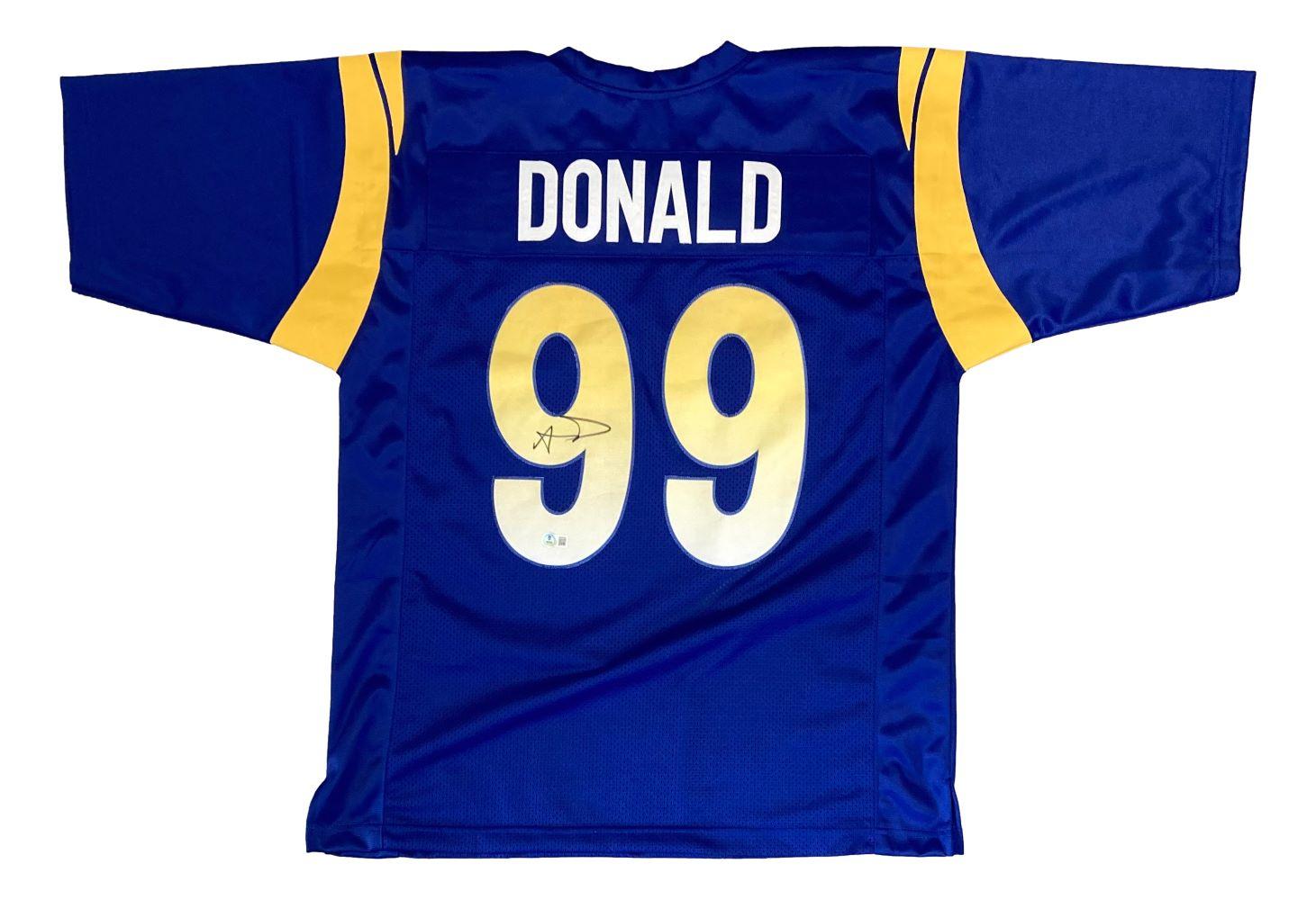 Aaron Donald Signed Jersey (Beckett) at PristineAuction.com Aaron Donald Signed Jersey (Beckett) at PristineAuction.com