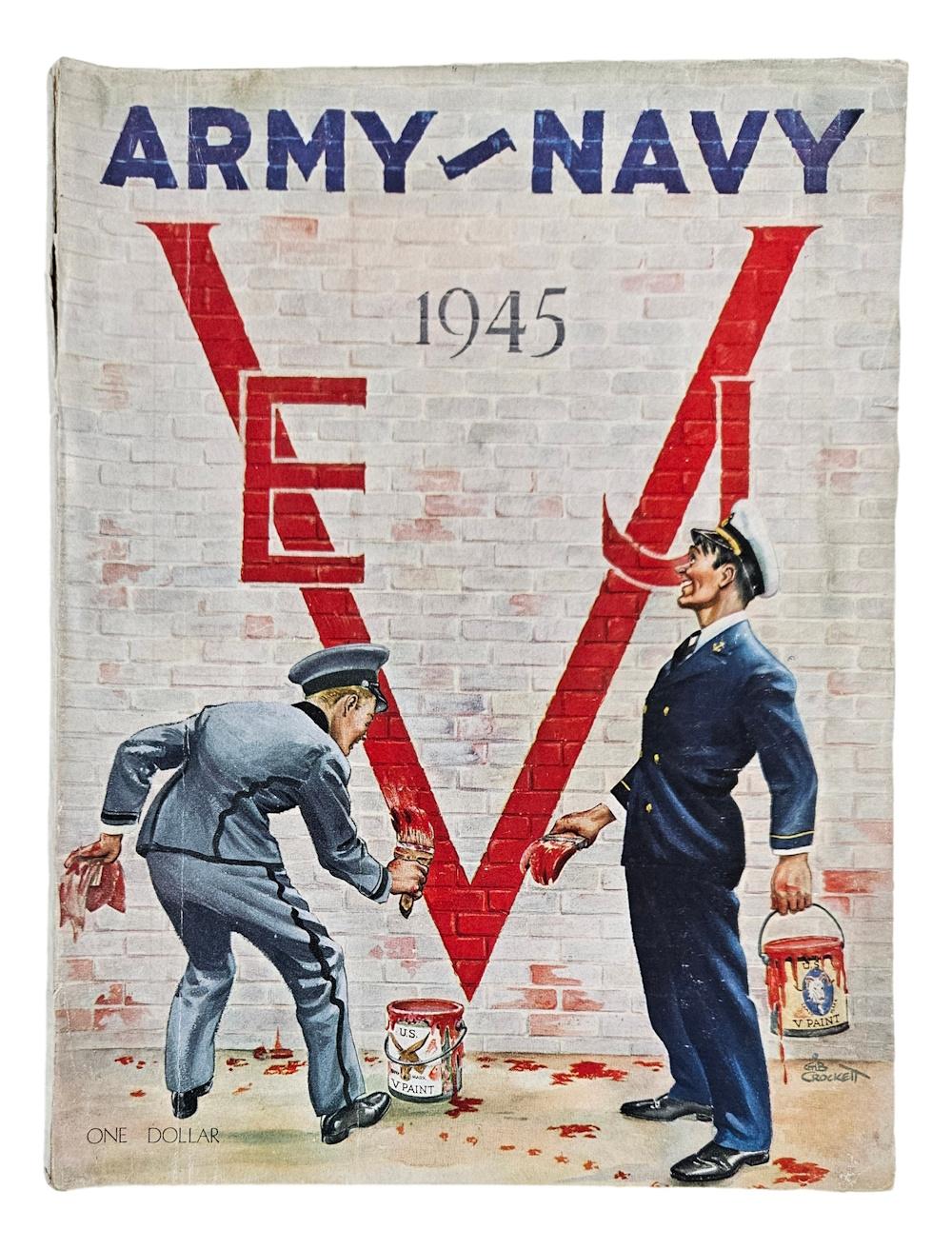 1945 Army vs Navy Official Game Program at PristineAuction.com 1945 Army vs Navy Official Game Program at PristineAuction.com