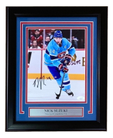 Nick Suzuki Signed Canadiens Custom Framed Photo (JSA) at PristineAuction.com