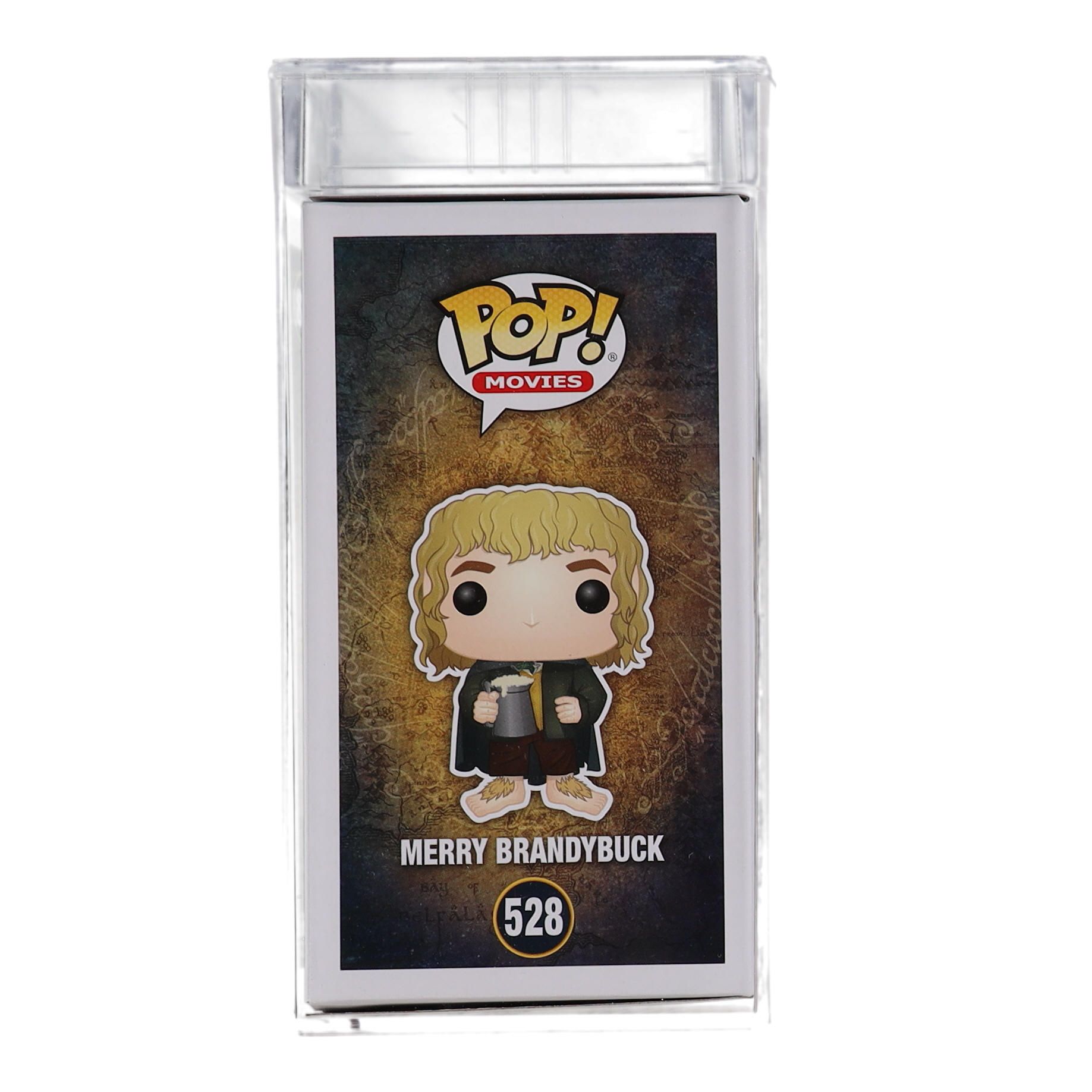 Dominic Monaghan Signed "The Lord of the Rings" #528 Merry Brandybuck Funko Pop! Vinyl Figure (PSA) at PristineAuction.com Dominic Monaghan Signed "The Lord of the Rings" #528 Merry Brandybuck Funko Pop! Vinyl Figure (PSA) at PristineAuction.com