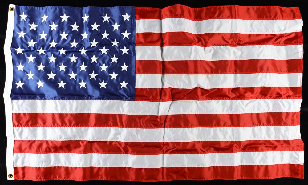 American Flag Flown Over the Capitol On September 11, 2017 In