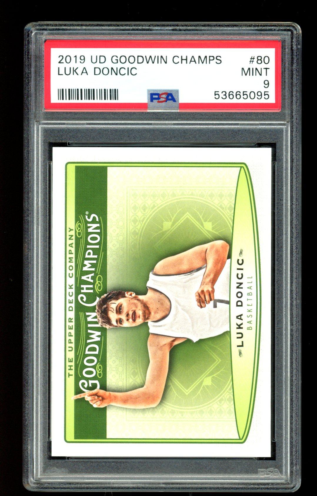 Luka Doncic 2019 Upper Deck Goodwin Champions #80 (PSA 9) at PristineAuction.com Luka Doncic 2019 Upper Deck Goodwin Champions #80 (PSA 9) at PristineAuction.com