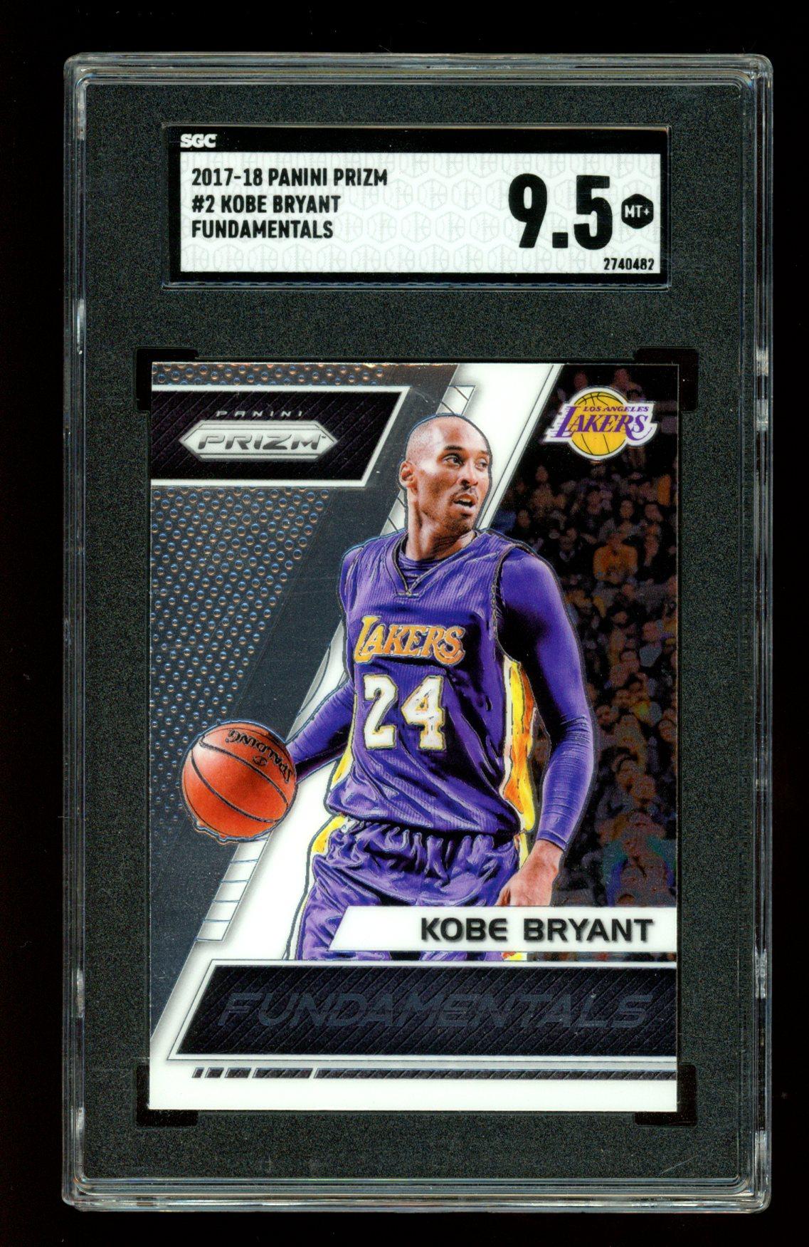 Kobe Bryant 2017-18 Panini Prizm Fundamentals #2 (SGC 9.5) at PristineAuction.com Kobe Bryant 2017-18 Panini Prizm Fundamentals #2 (SGC 9.5) at PristineAuction.com