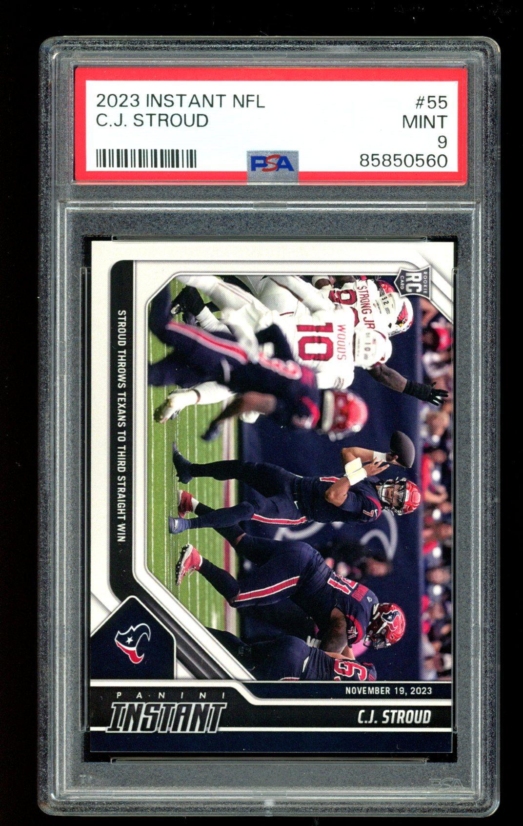 CJ Stroud 2023 Panini Instant #55 (PSA 9) at PristineAuction.com CJ Stroud 2023 Panini Instant #55 (PSA 9) at PristineAuction.com
