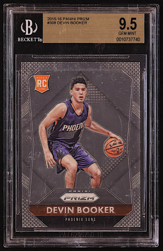 NBA Devin Booker Prizm RC ルーキーカード PSA9