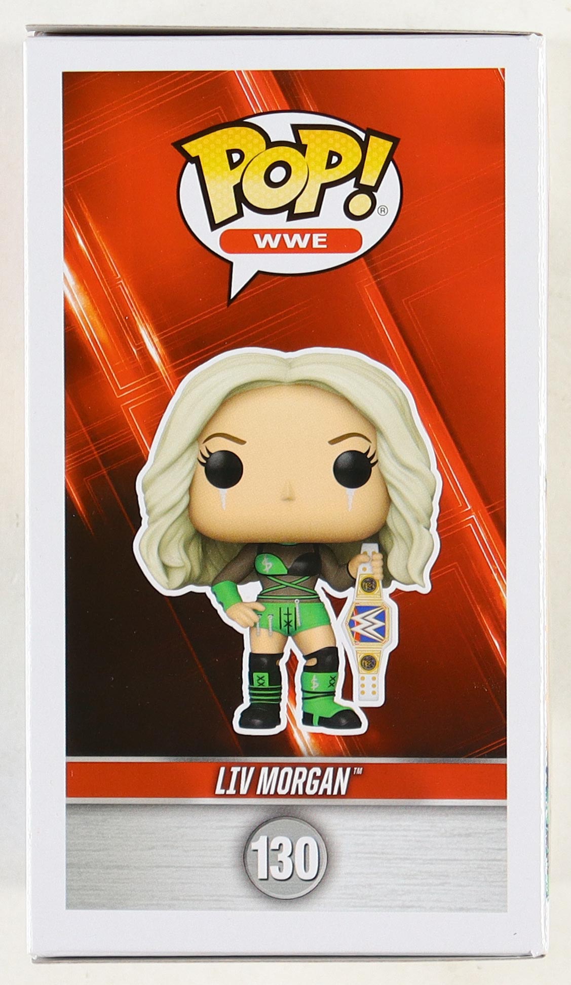 Liv Morgan Signed "WWE" #130 Funko Pop! Vinyl Figure (JSA) at PristineAuction.com Liv Morgan Signed "WWE" #130 Funko Pop! Vinyl Figure (JSA) at PristineAuction.com
