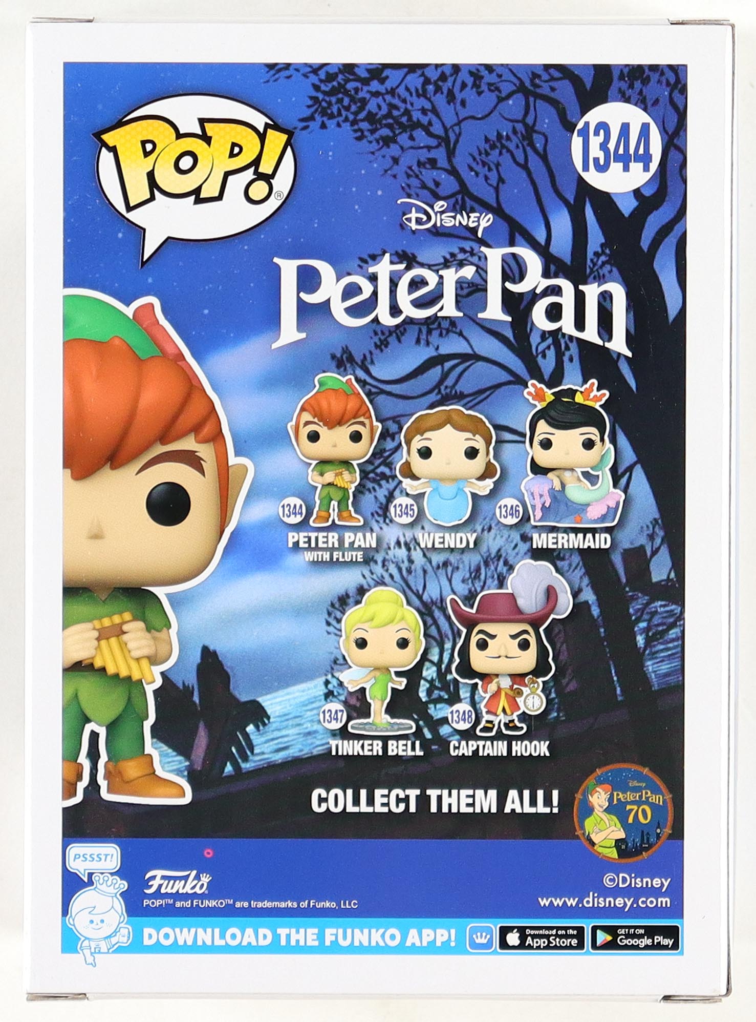 Blayne Weaver Signed "Peter Pan" #1344 Funko Pop! Vinyl Figure Inscribed "Peter Pan" (JSA) at PristineAuction.com Blayne Weaver Signed "Peter Pan" #1344 Funko Pop! Vinyl Figure Inscribed "Peter Pan" (JSA) at PristineAuction.com