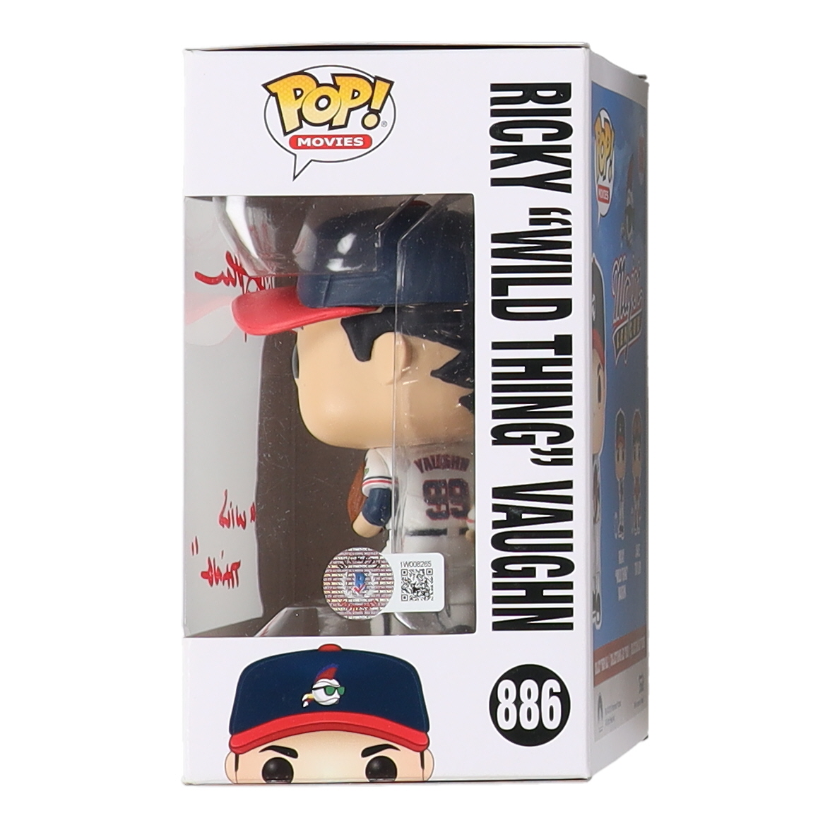 Charlie Sheen Signed "Major League" #886 Ricky 'Wild Thing' Vaughn Funko Pop! Vinyl Figure Inscribed "Wild Thing" (Beckett) at PristineAuction.com Charlie Sheen Signed "Major League" #886 Ricky 'Wild Thing' Vaughn Funko Pop! Vinyl Figure Inscribed "Wild Thing" (Beckett) at PristineAuction.com