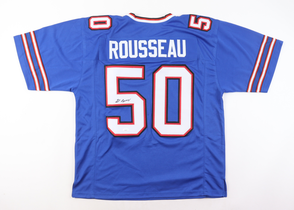 Gregory Rousseau Signed Jersey (JSA) at PristineAuction.com Gregory Rousseau Signed Jersey (JSA) at PristineAuction.com