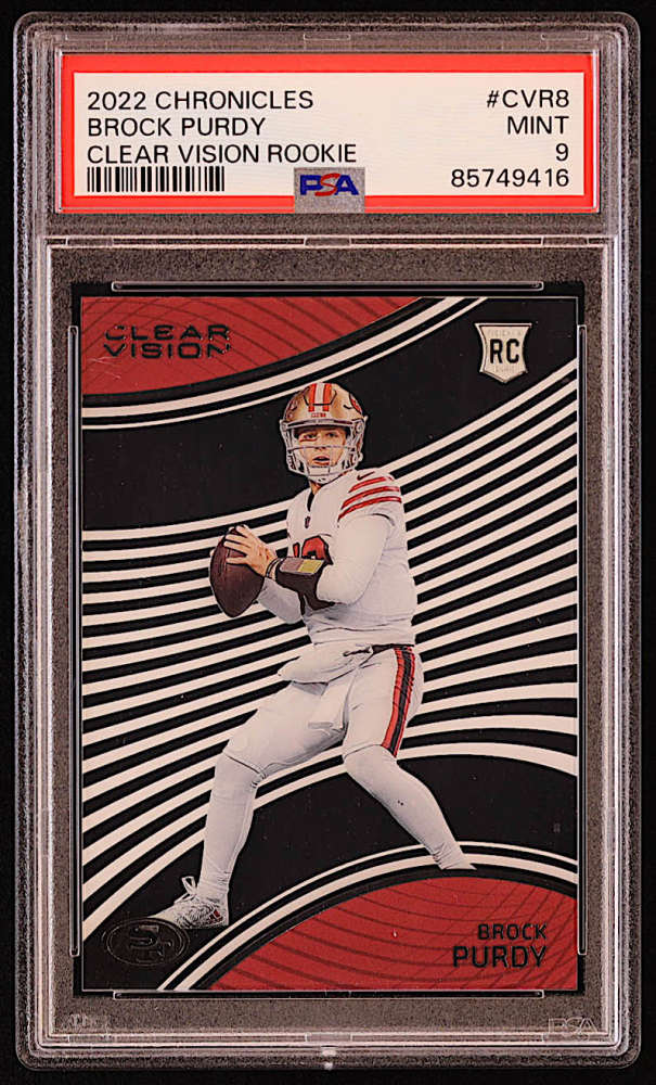 2022 DONRUSS OPTIC Brock Purdy RC Holo Prizm 49ers recrue #277 EUR 3,91