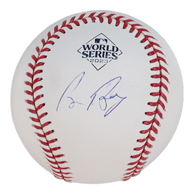 Bruce Bochy Signed 2023 World Series Logo Baseball (JSA) at PristineAuction.com Bruce Bochy Signed 2023 World Series Logo Baseball (JSA) at PristineAuction.com