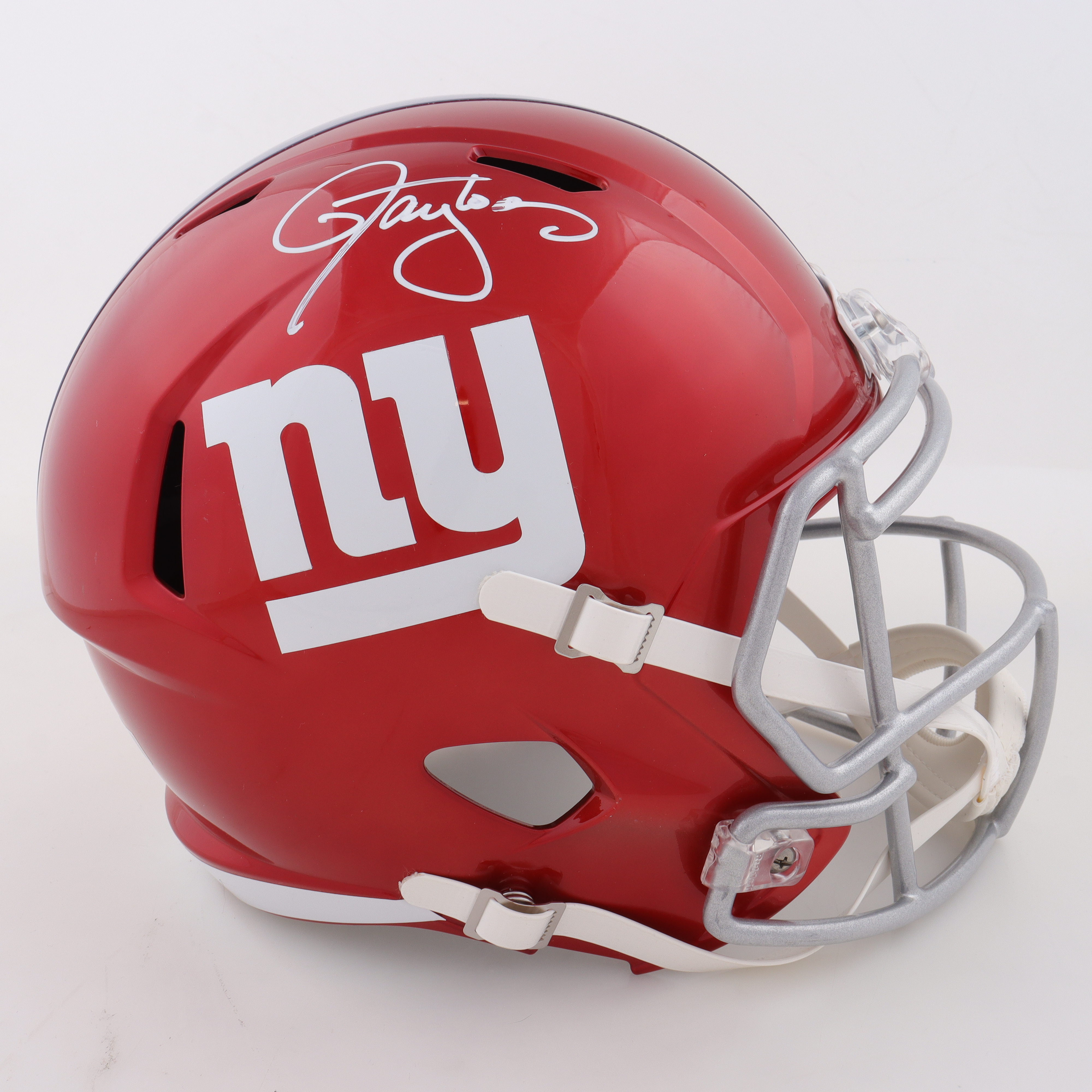 Lawrence Taylor Signed Giants Full-Size Flash Alternate Speed Helmet (Beckett) at PristineAuction.com Lawrence Taylor Signed Giants Full-Size Flash Alternate Speed Helmet (Beckett) at PristineAuction.com