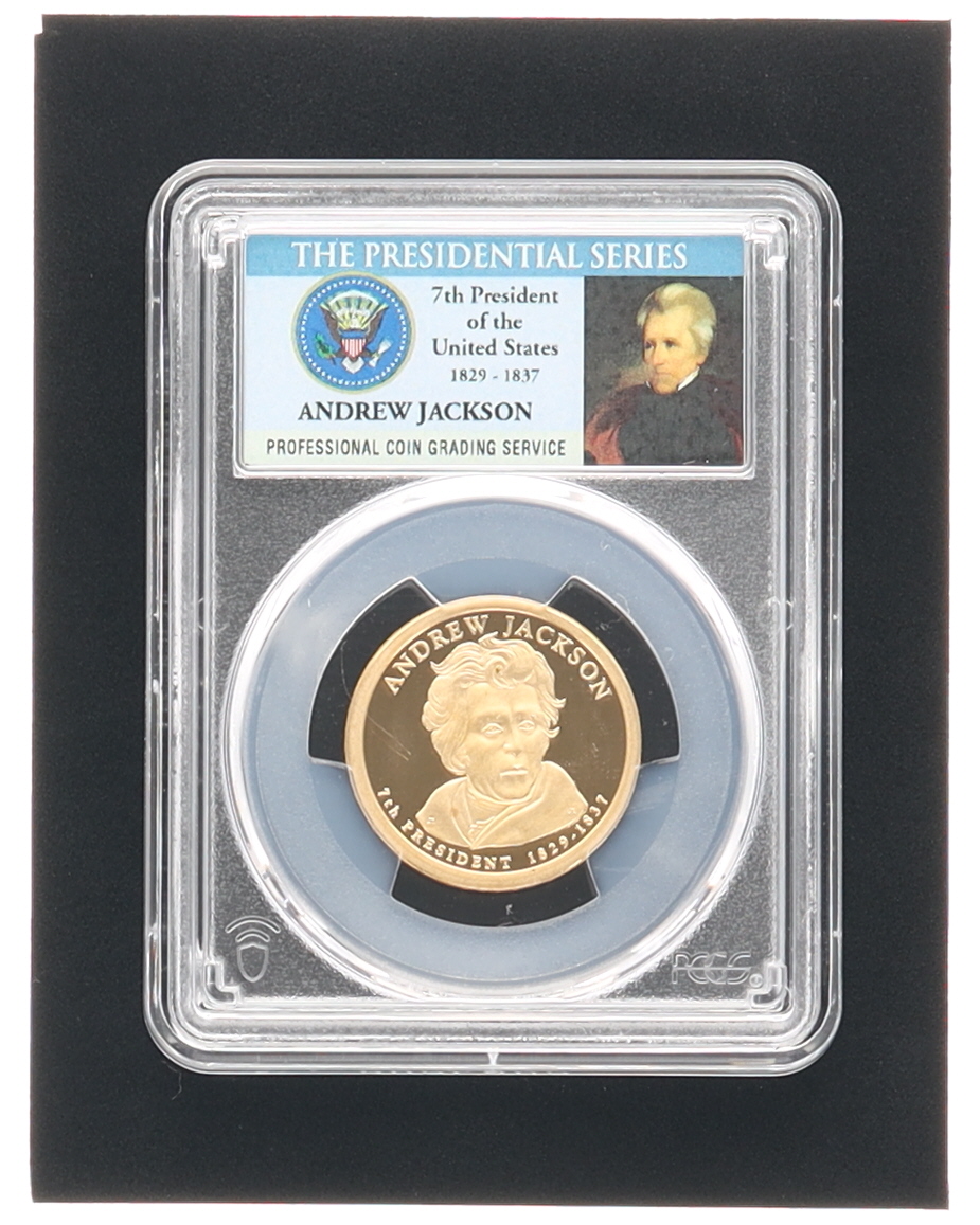 2008-S U.S. Presidential Proof $1 Coin - Andrew Jackson 7th President (NGC PF69 Ultra Cameo) at PristineAuction.com 2008-S U.S. Presidential Proof $1 Coin - Andrew Jackson 7th President (NGC PF69 Ultra Cameo) at PristineAuction.com