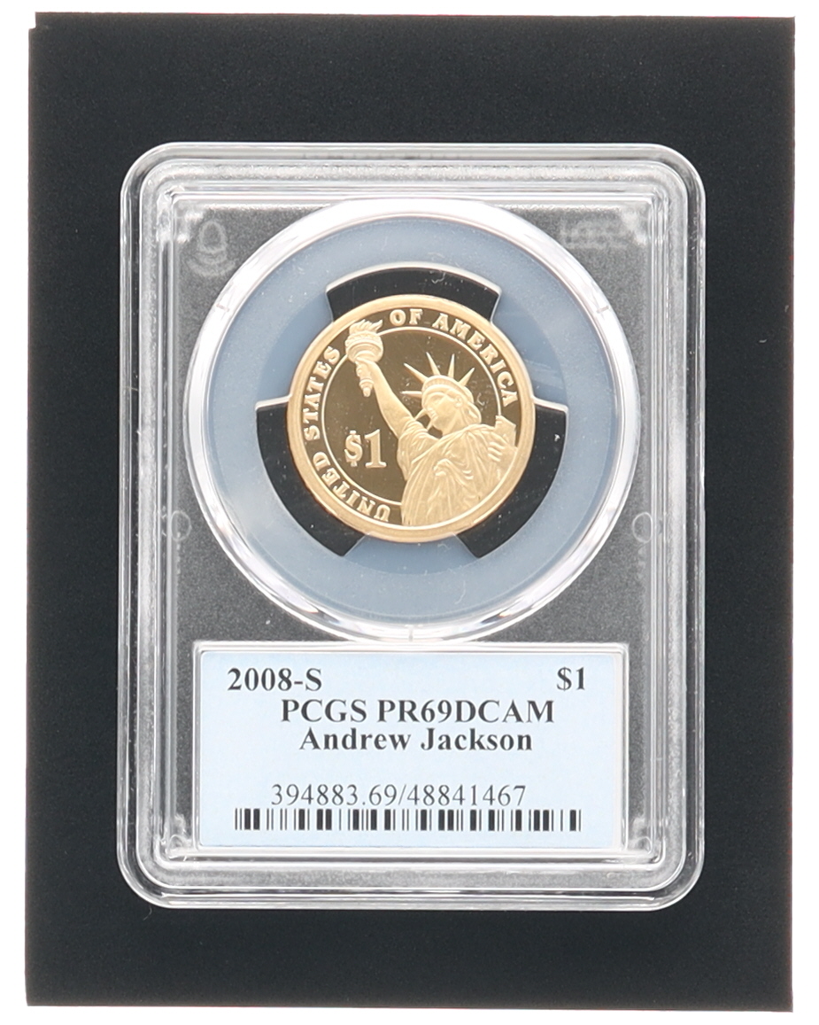 2008-S U.S. Presidential Proof $1 Coin - Andrew Jackson 7th President (NGC PF69 Ultra Cameo) at PristineAuction.com 2008-S U.S. Presidential Proof $1 Coin - Andrew Jackson 7th President (NGC PF69 Ultra Cameo) at PristineAuction.com